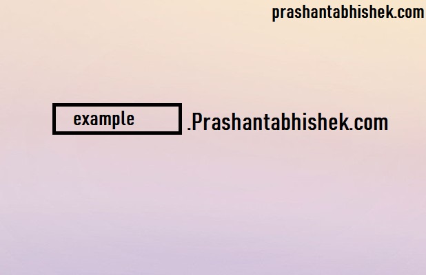 How to Create Dynamic Subdomain with the help of PHP and Htaccess Prashantabhishek.com